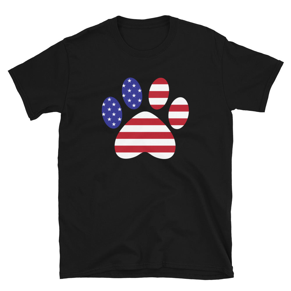 Patriotic Paw Print T-Shirt