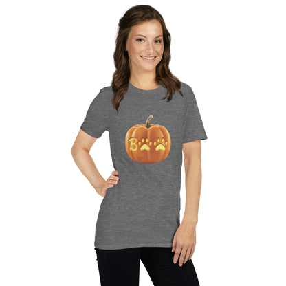 Paw Print Boo Pumpkin T-Shirt