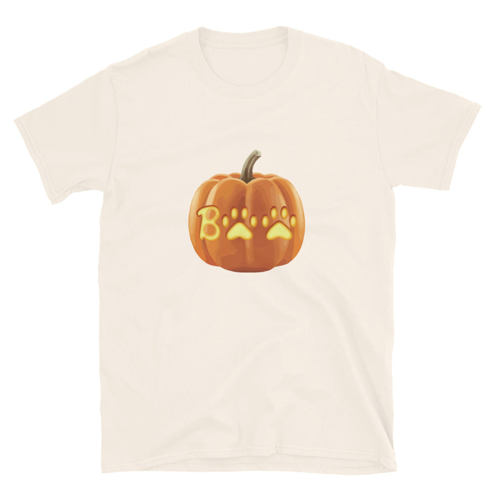 Paw Print Boo Pumpkin T-Shirt