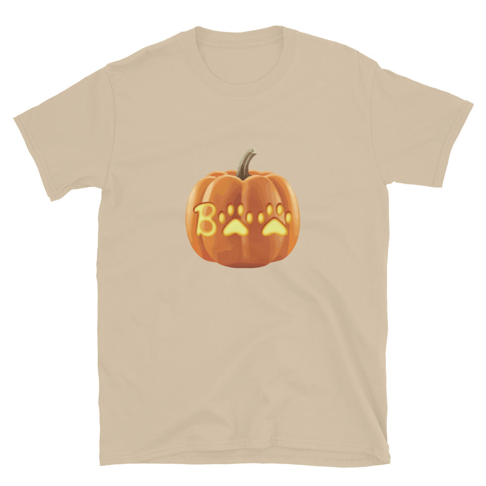 Paw Print Boo Pumpkin T-Shirt