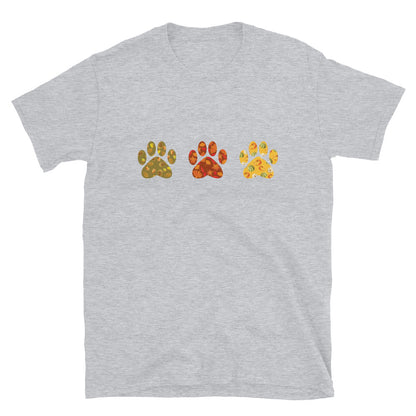 Festive Fall Paw Prints T-Shirt