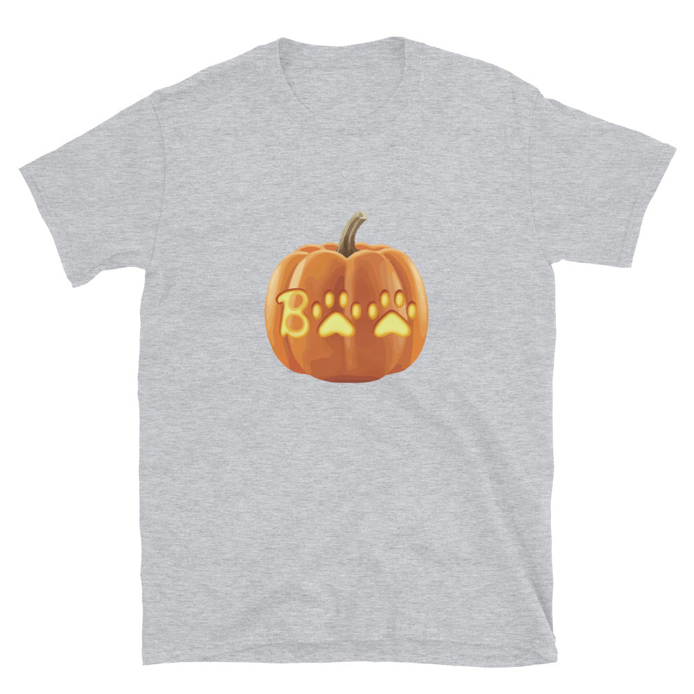 Paw Print Boo Pumpkin T-Shirt