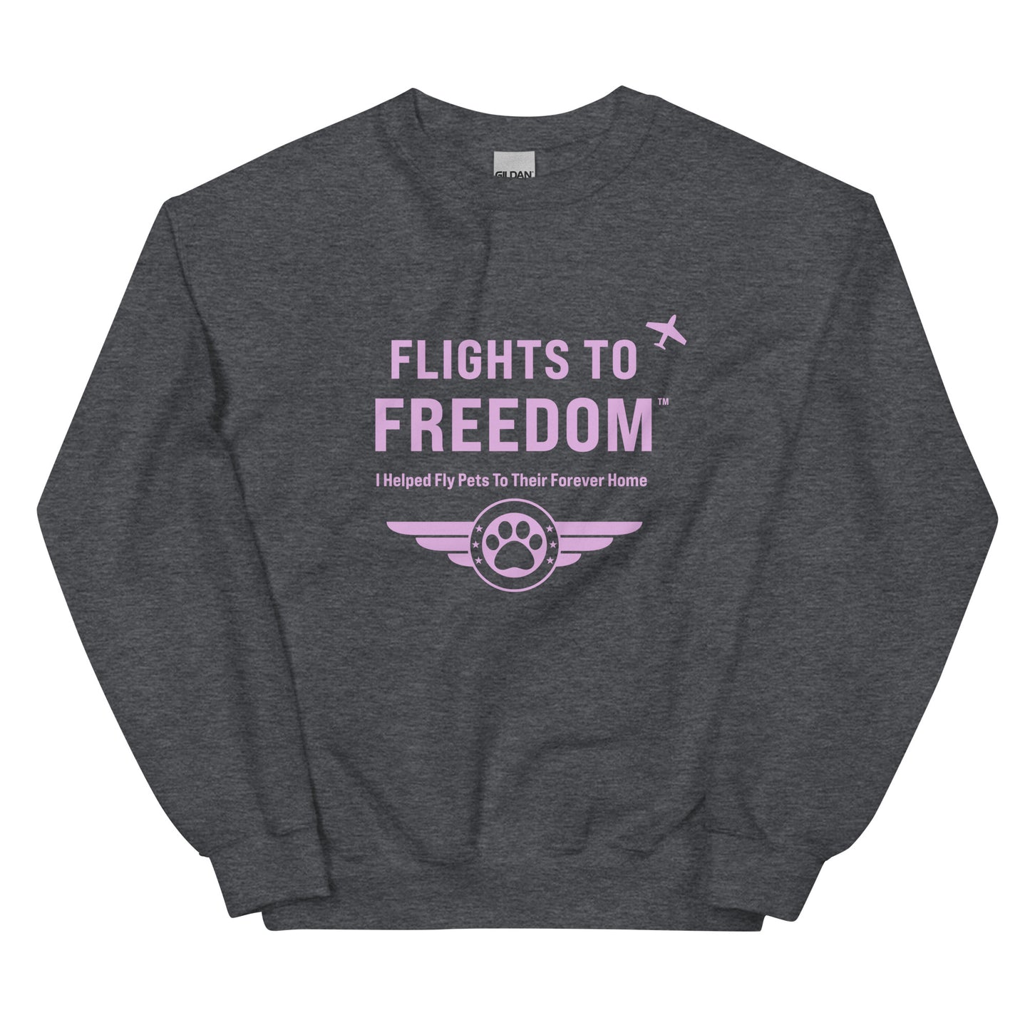 Flights to Freedom For Pets Crewneck Sweatshirt