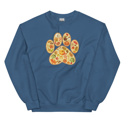 Paw Print of Autumn Crewneck Sweatshirt