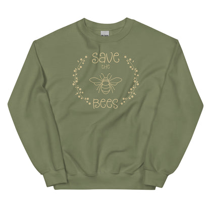 Save the Bees Crewneck Sweatshirt