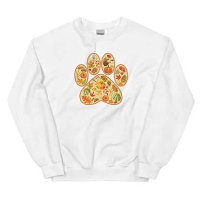 Paw Print of Autumn Crewneck Sweatshirt