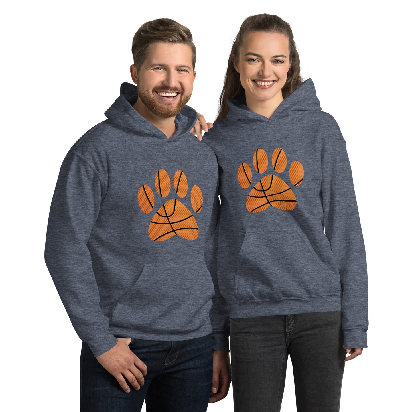 Basketball Paw Print Hoodie