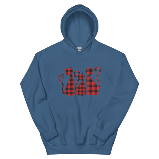 Gingham Cats Hoodie