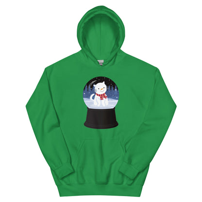 Snowman Kitty Snow Globe Hoodie