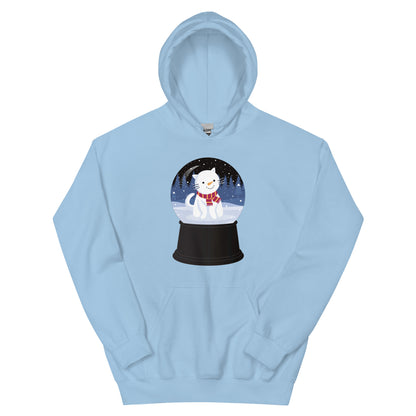 Snowman Kitty Snow Globe Hoodie