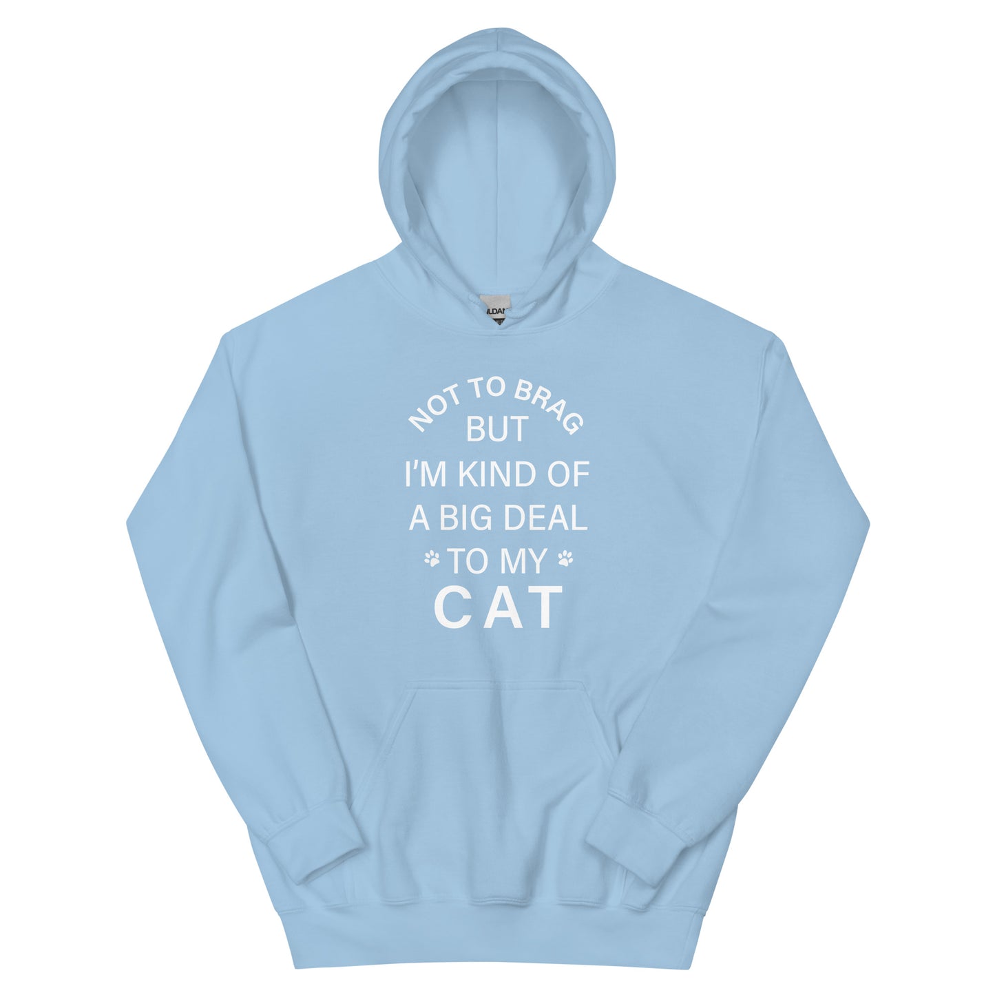 Not To Brag Cat Hoodie