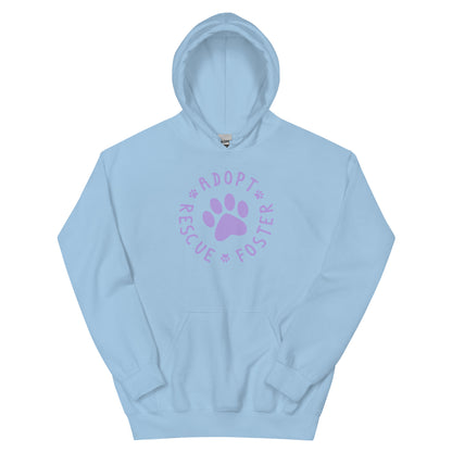 Adopt, Rescue, Foster Hoodie