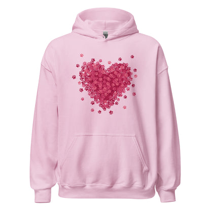 Bursting with Paw Love Hoodie