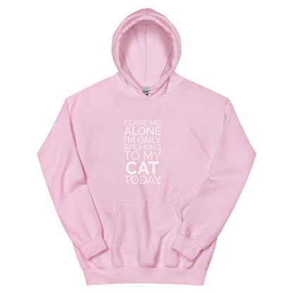 Leave Me Alone Cat Hoodie