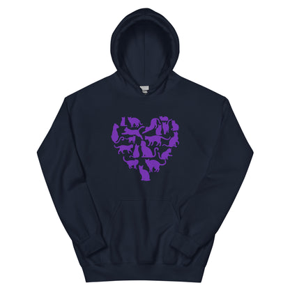 Lots of Love For Cats Hoodie