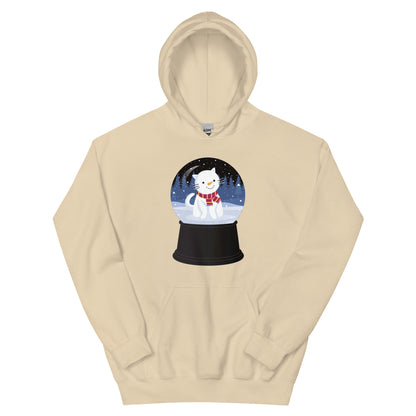 Snowman Kitty Snow Globe Hoodie