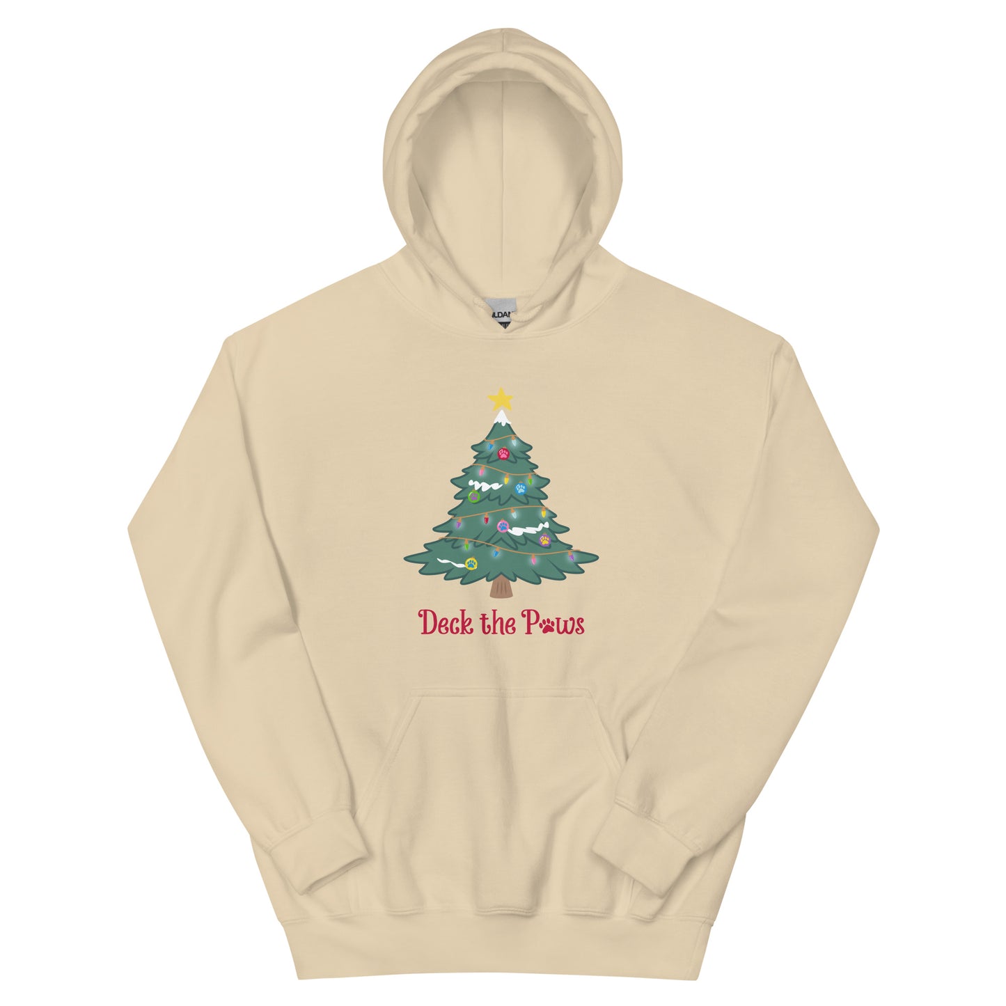 Deck The Paws Christmas Tree Hoodie