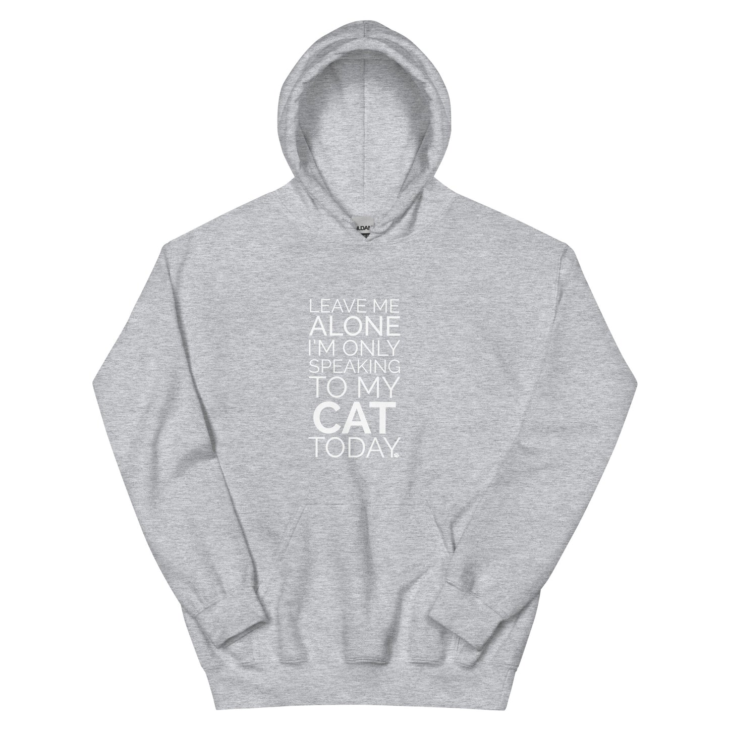 Leave Me Alone Cat Hoodie