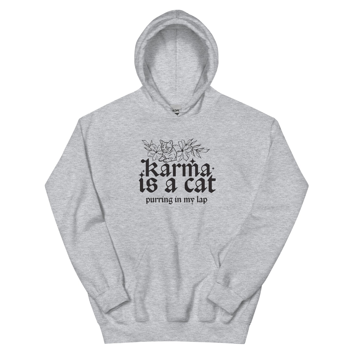 Karma is a Cat Hoodie