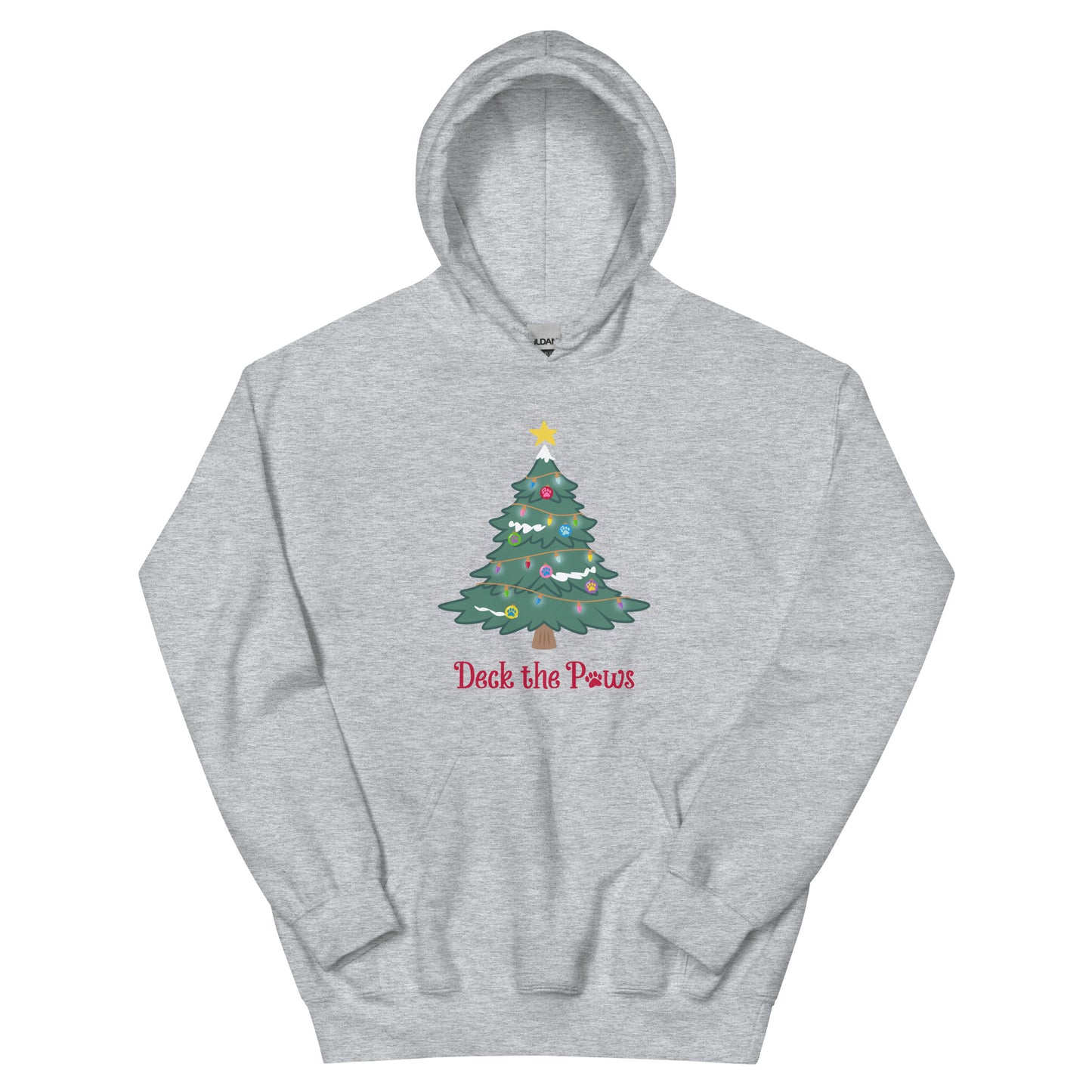 Deck The Paws Christmas Tree Hoodie