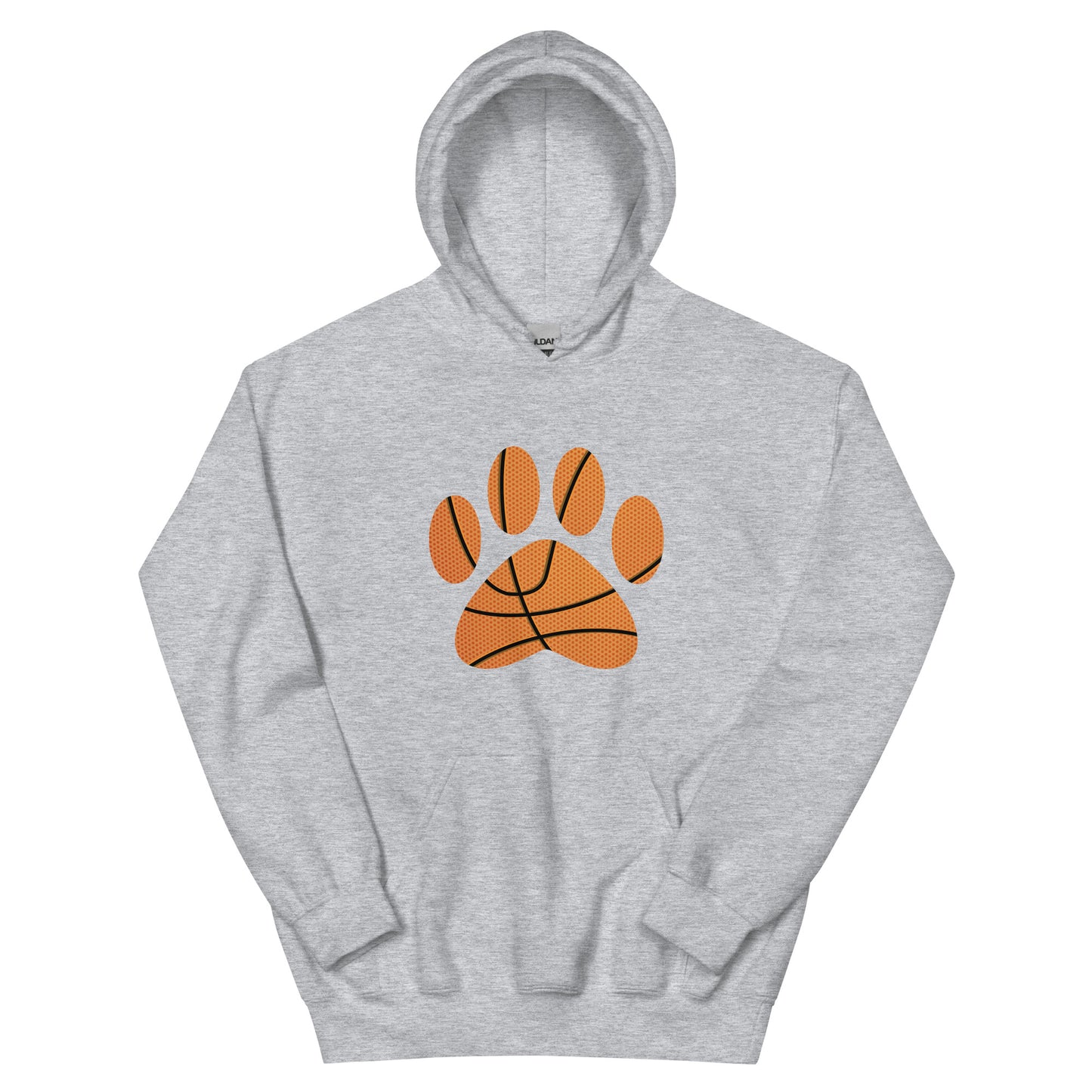 Basketball Paw Print Hoodie