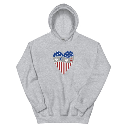 Patriotic Heart Hoodie