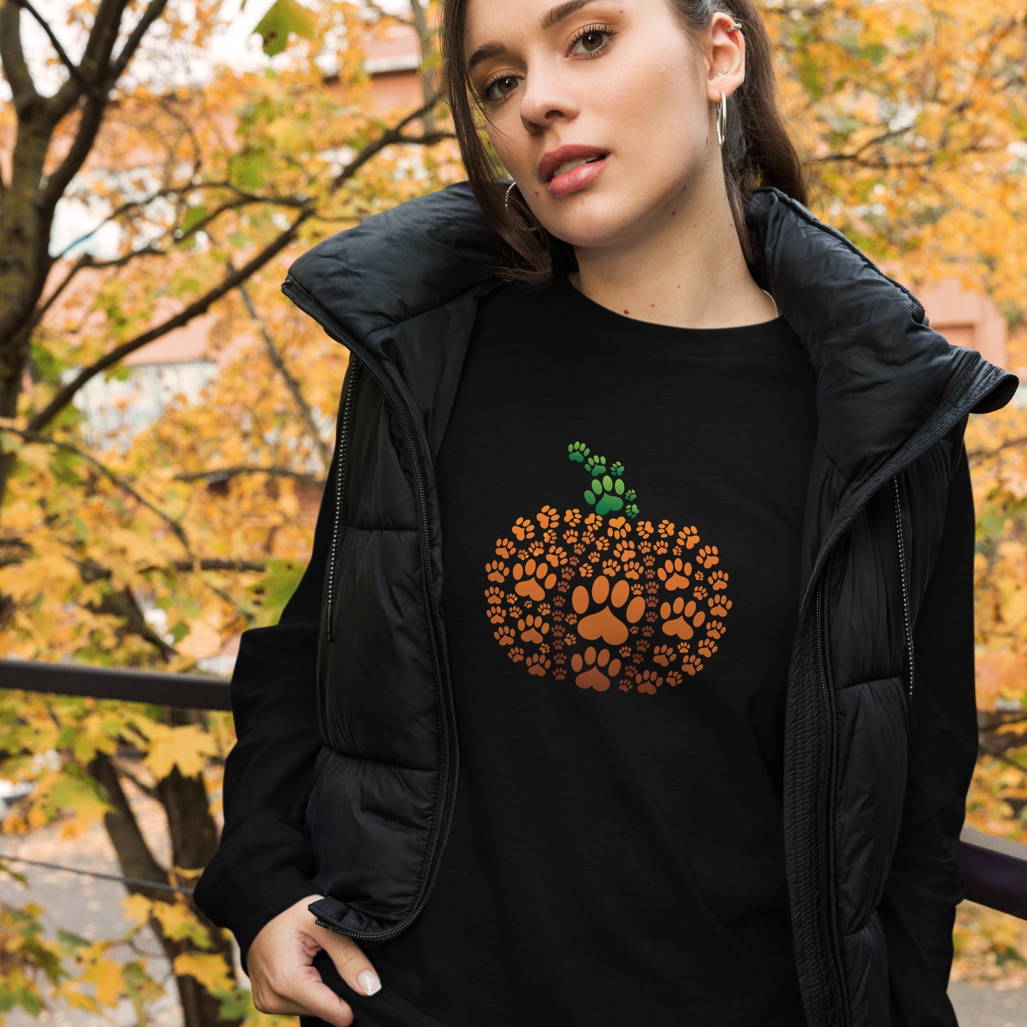 Pumpkin of Paws Long Sleeve Tee