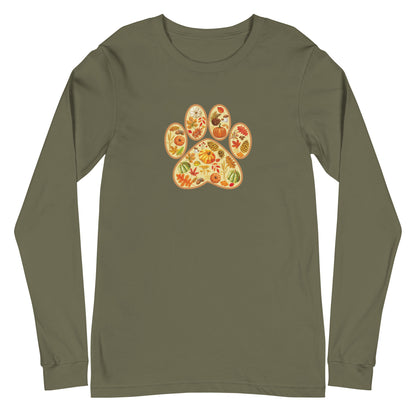 Paw Print of Autumn Long Sleeve Tee