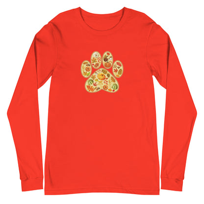 Paw Print of Autumn Long Sleeve Tee