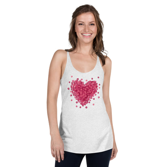 Bursting with Paw Love Tank Top