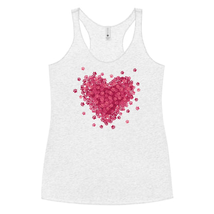 Bursting with Paw Love Tank Top