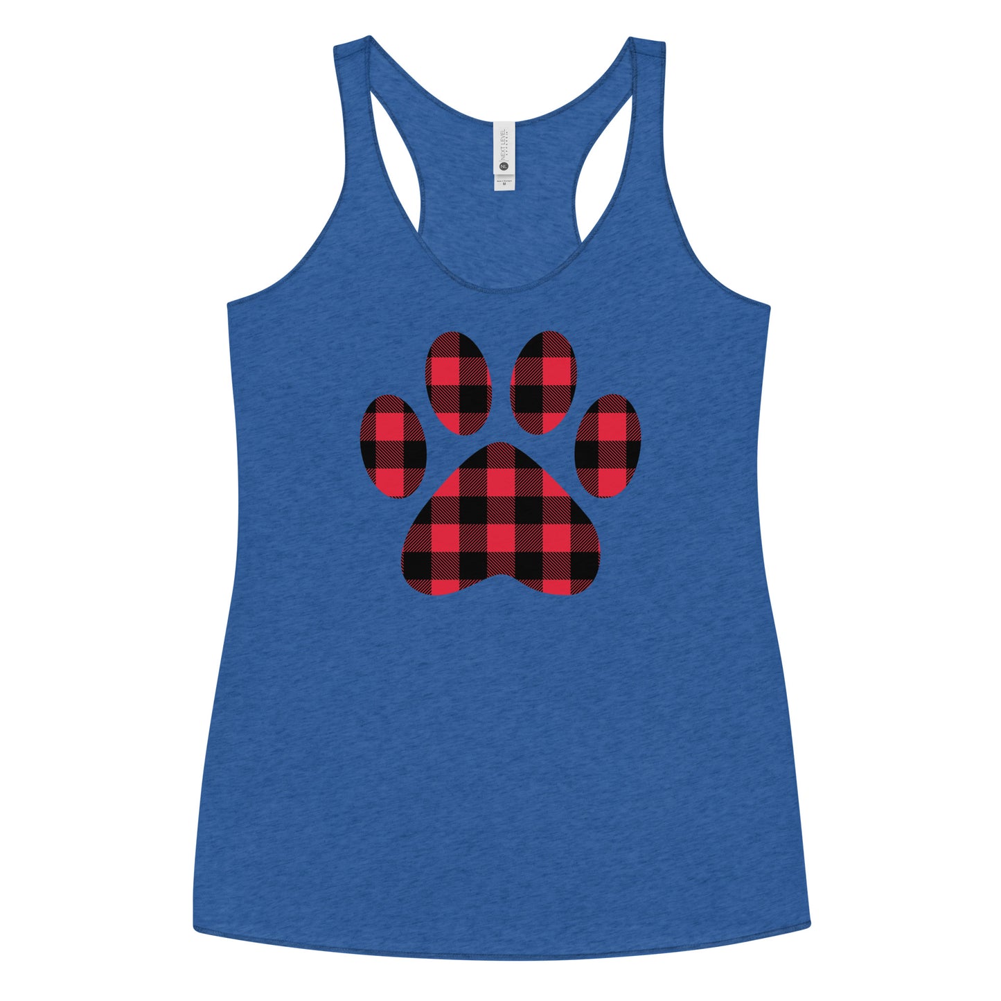 Gingham Paw Print Tank Top