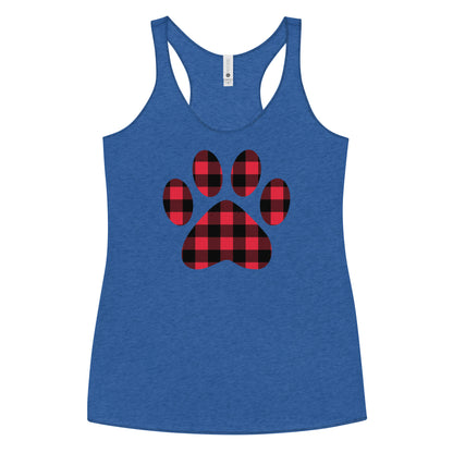 Gingham Paw Print Tank Top