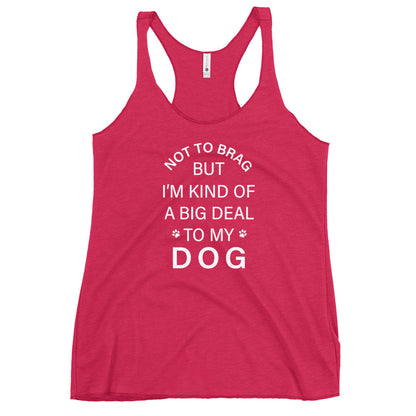 Not To Brag Dog Tank