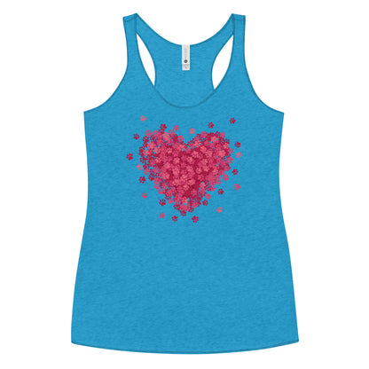 Bursting with Paw Love Tank Top