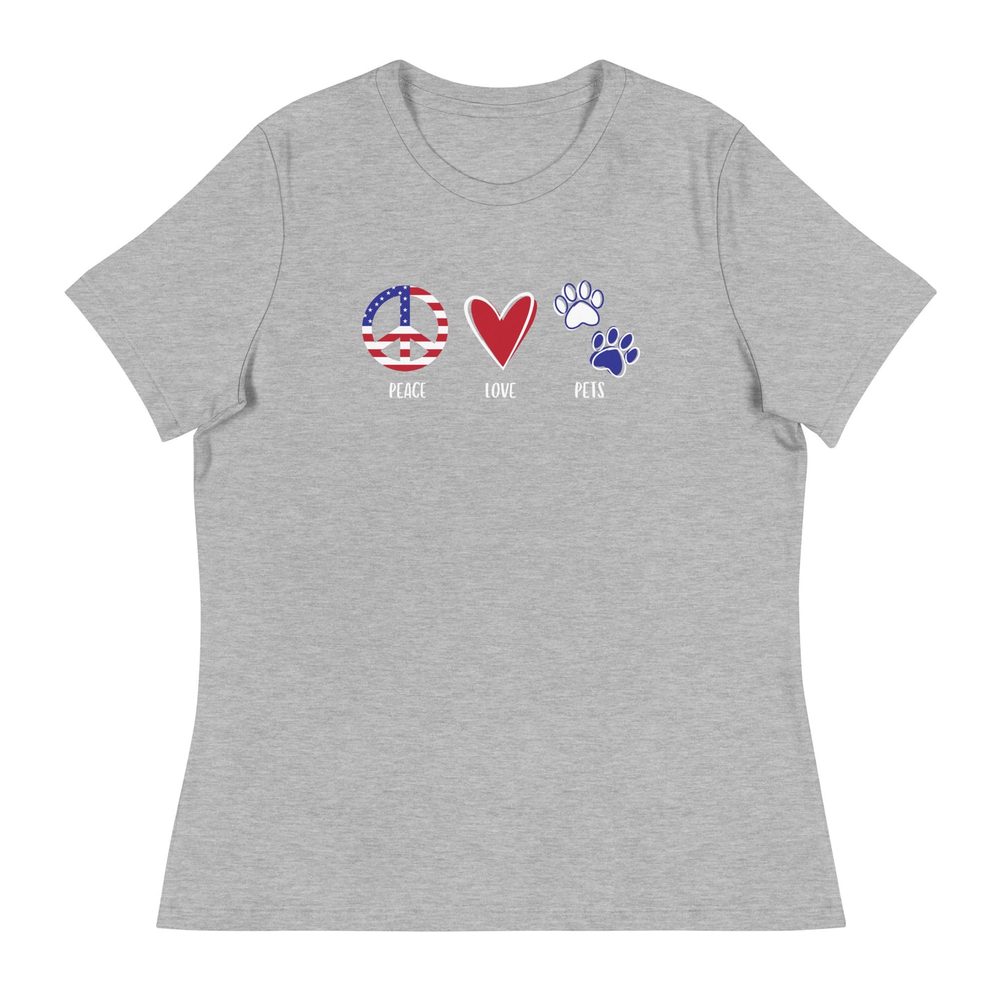 Peace Love & Pets Relaxed T-Shirt