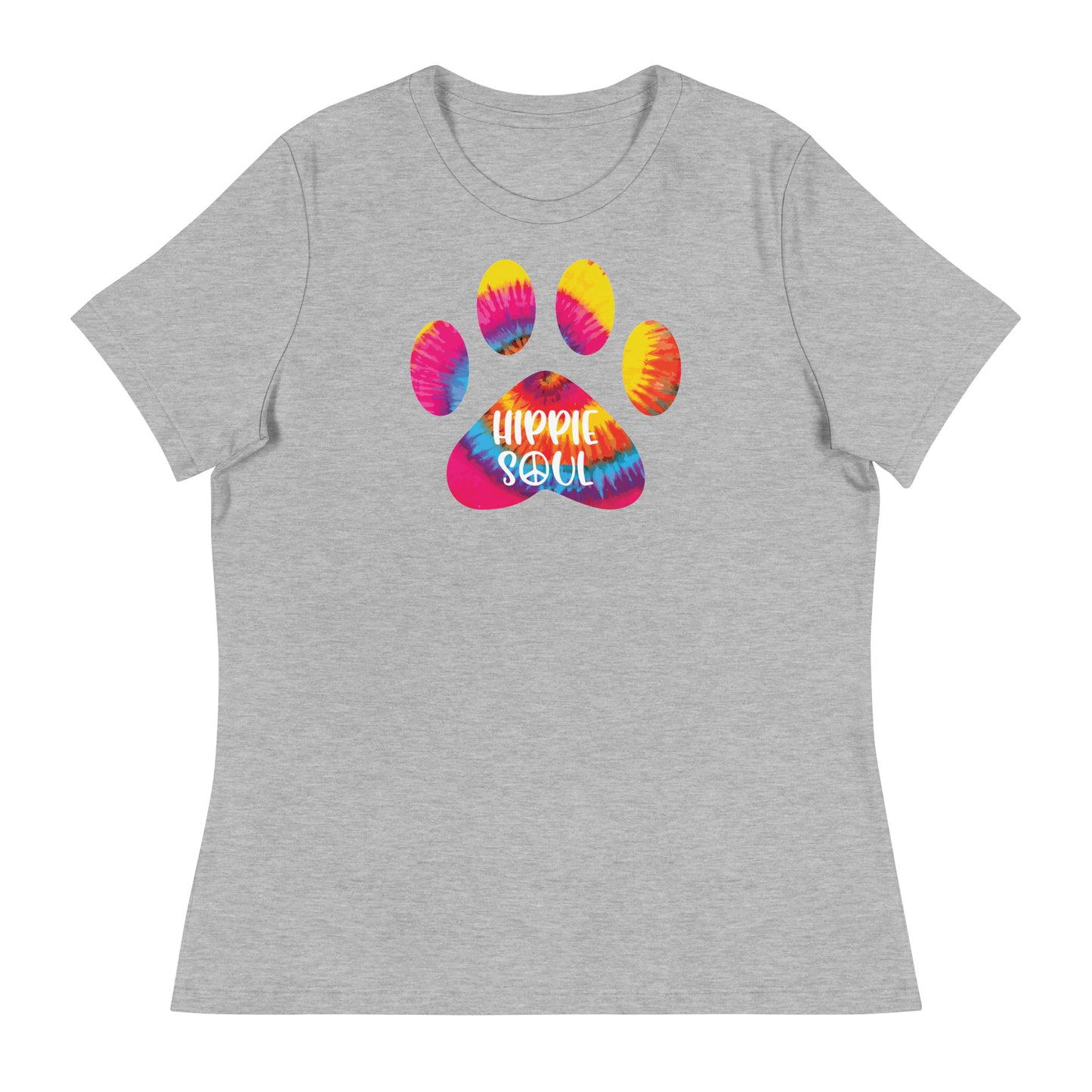 Hippie Soul Paw Print Women's Relaxed T-Shirt