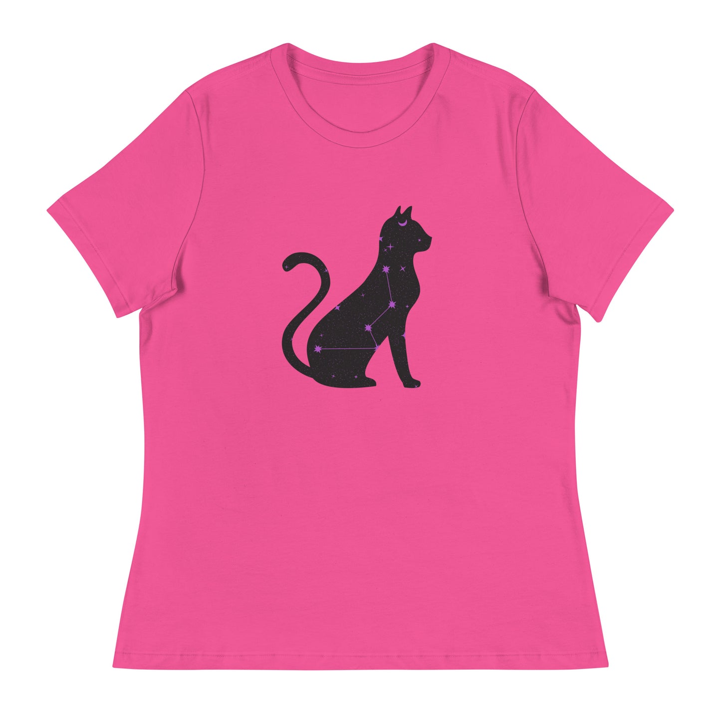 Celestial Cat Women's Relaxed T-Shirt