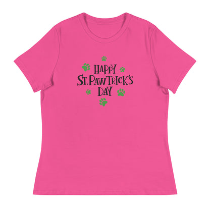 Happy St. Pawtricks Day Women's Relaxed T-Shirt