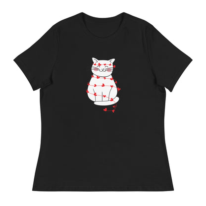 Wrapped in Love Kitty Women's Relaxed T-Shirt