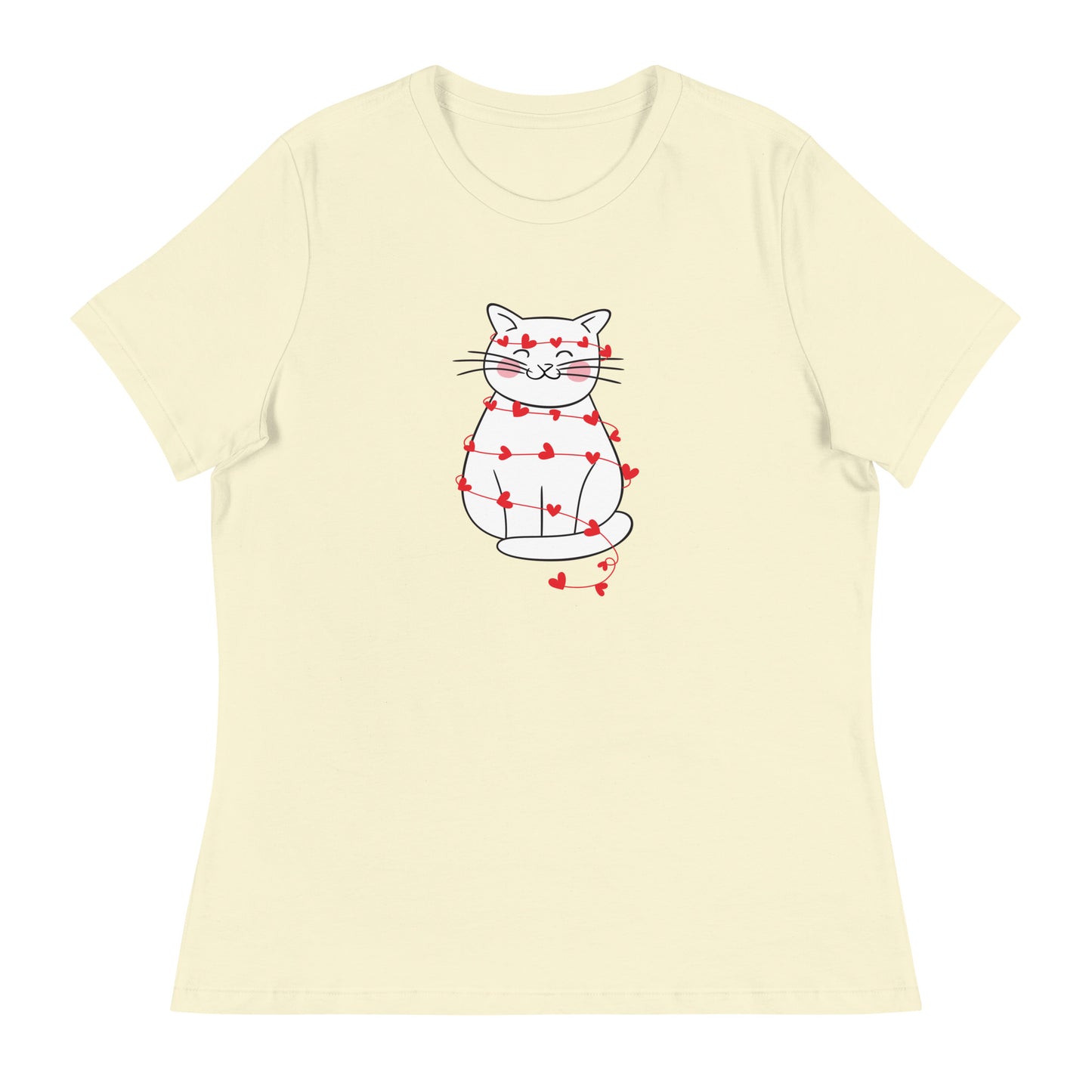 Wrapped in Love Kitty Women's Relaxed T-Shirt