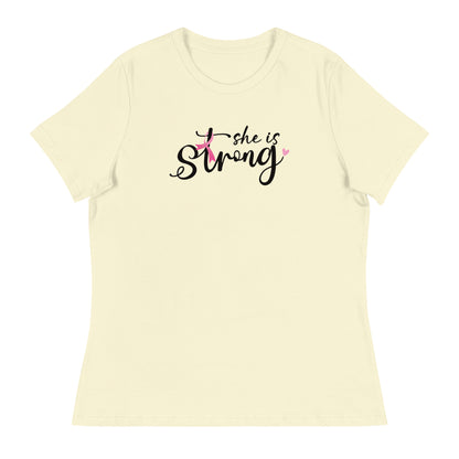 She Is Strong Women's Relaxed T-Shirt