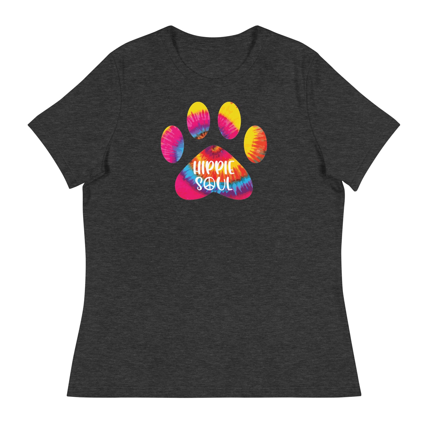 Hippie Soul Paw Print Women's Relaxed T-Shirt