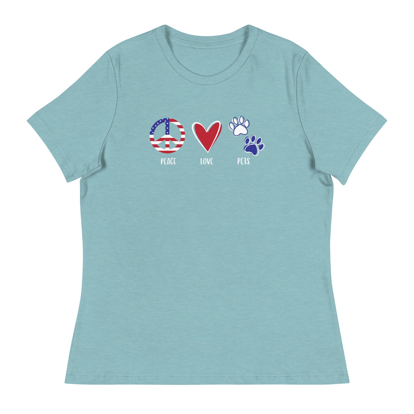 Peace Love & Pets Relaxed T-Shirt