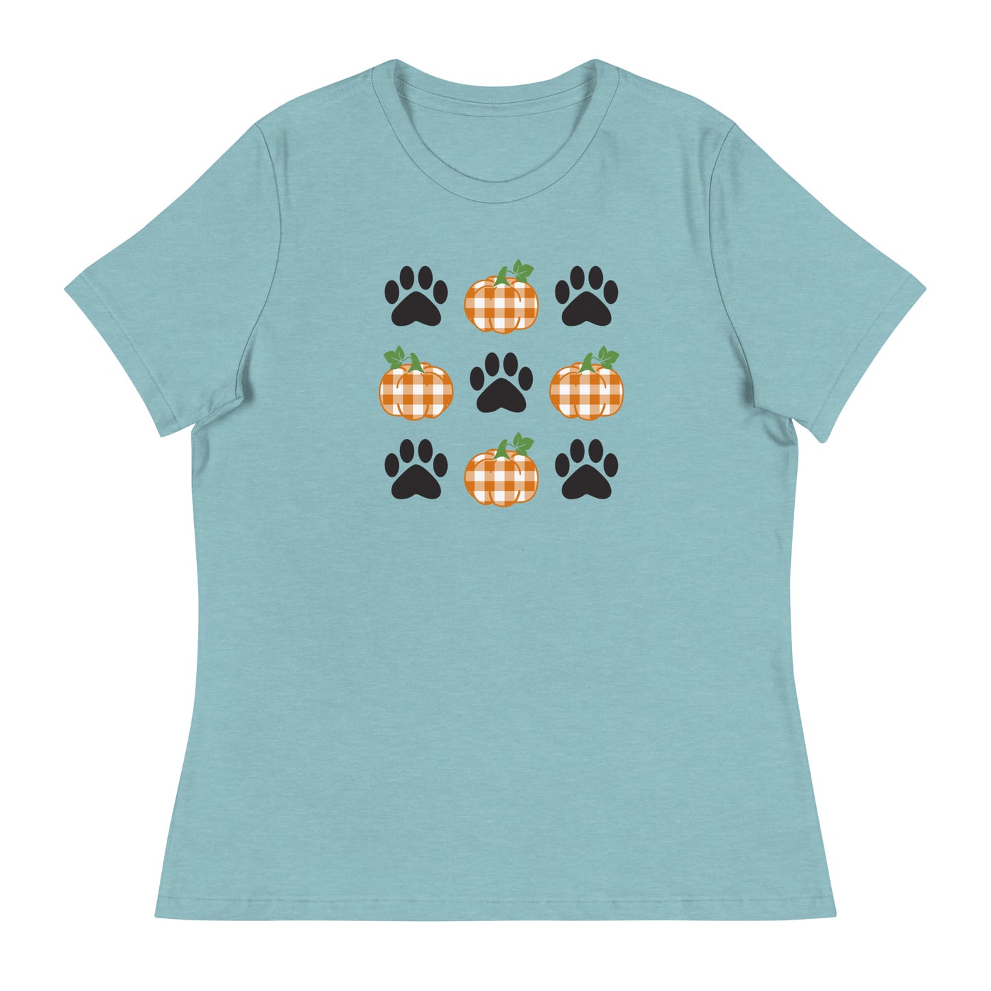 Pumpkins & Paws Women's Relaxed T-Shirt