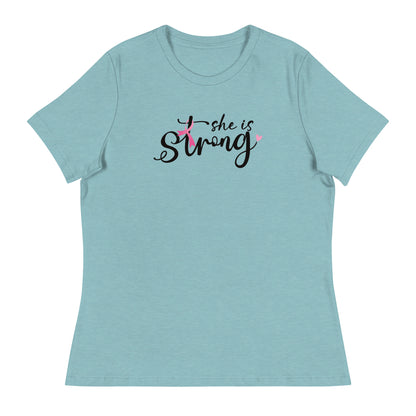 She Is Strong Women's Relaxed T-Shirt