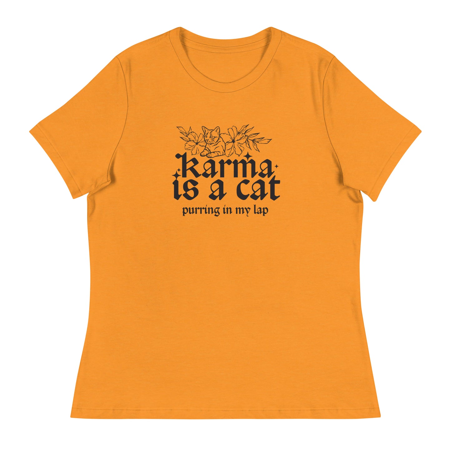 Karma is a Cat Women's Relaxed T-Shirt