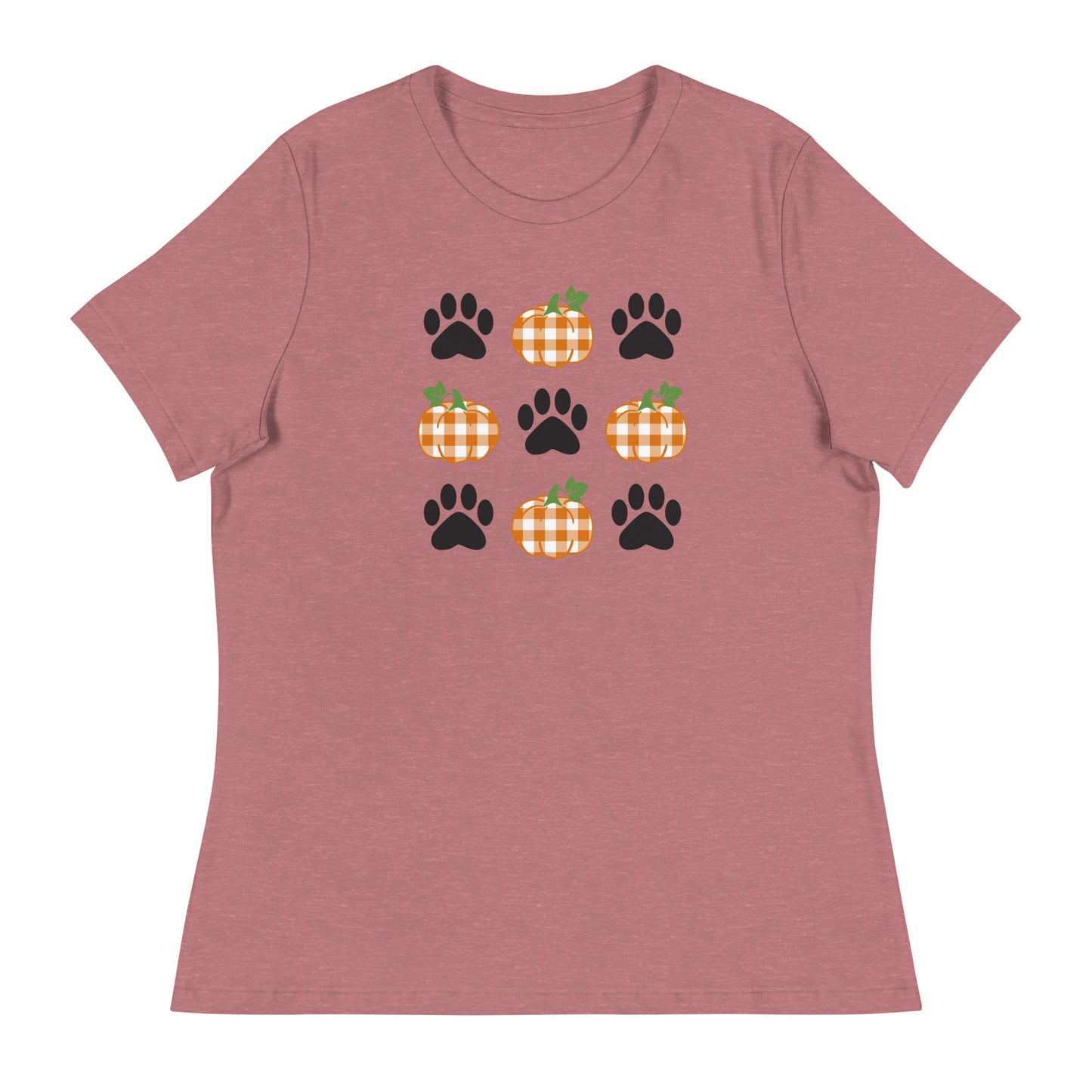 Pumpkins & Paws Women's Relaxed T-Shirt