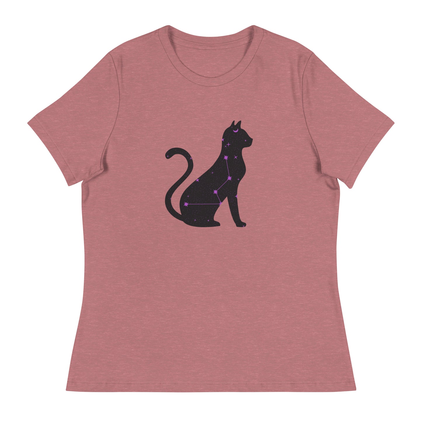 Celestial Cat Women's Relaxed T-Shirt