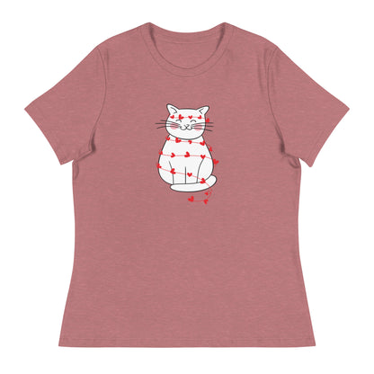 Wrapped in Love Kitty Women's Relaxed T-Shirt